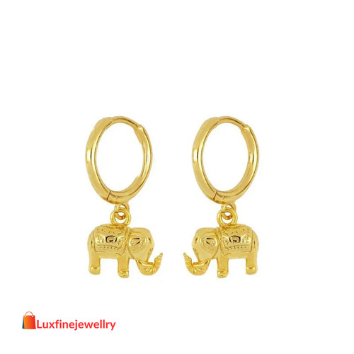 CRMYA Gold plated Drop Earrings