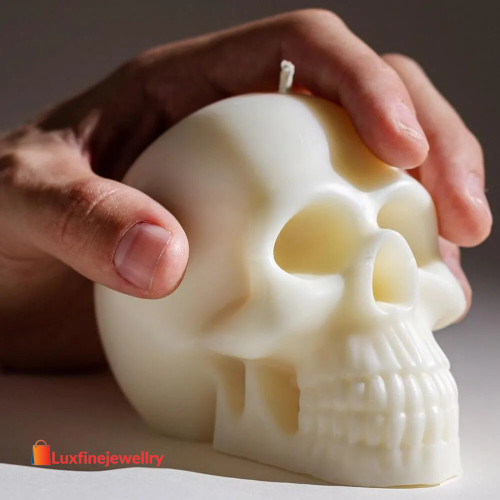 3D Skull Candle