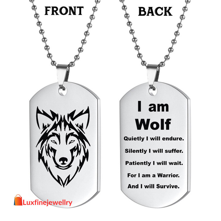 Wolf Pendant Necklaces