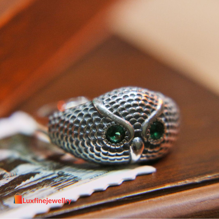Sterling Silver Owl Rings
