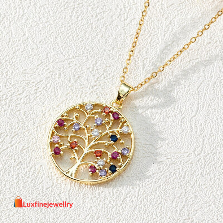 Pendant Necklace for Women Classic Wedding Jewelry Gift for Family