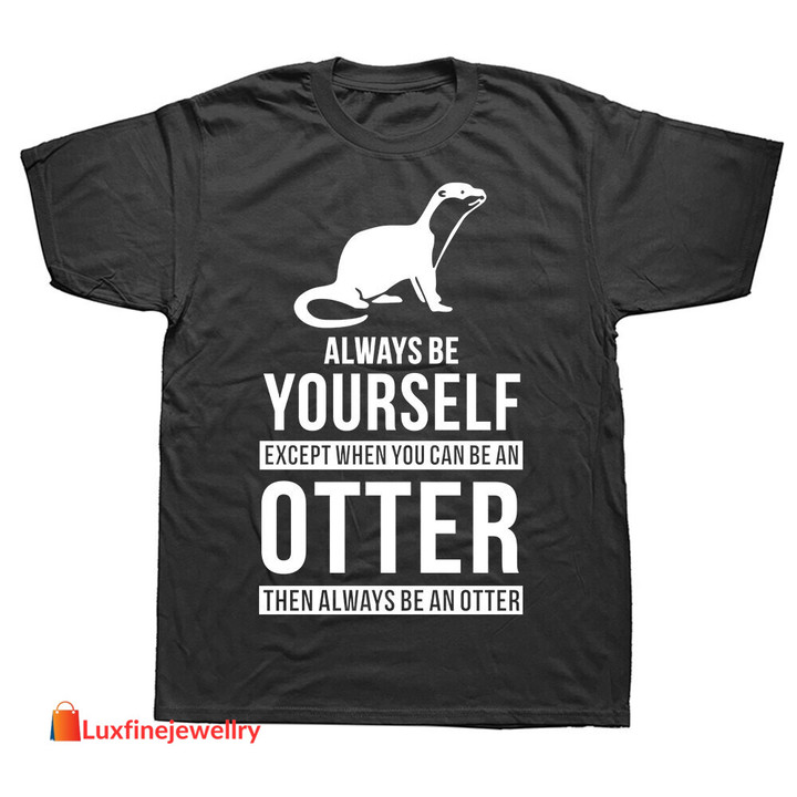 Funny Otter Space Classic T Shirts