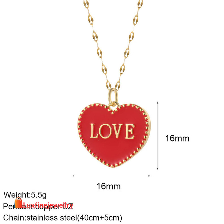 Heart Evil Blue Eye Sun Necklace for Women Cute Dog Bee Elephant Gold Color Pendant Woman's Collars Long Stainless Steel Chains