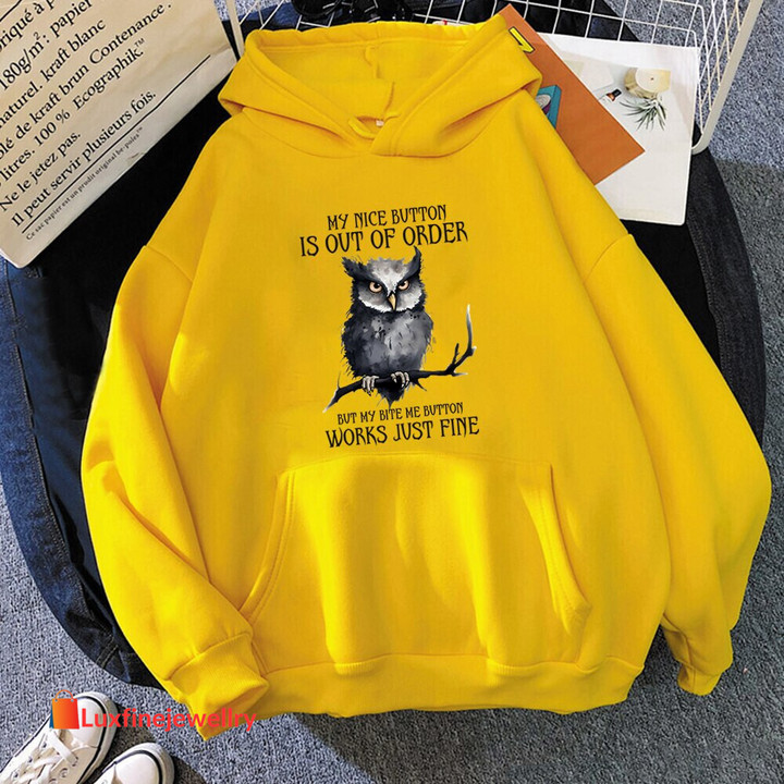 Animal Owl Graphic Hoodies Harajuku Hip Hop Men Sweatshirt Hoodie