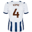 Cedric Kipre 4 West Bromwich Albion FC 2023/24 Home Men Jersey - White