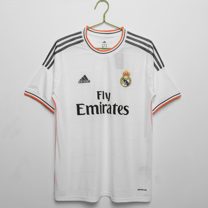 Real Madrid 2013/14 Home Retro Men Jersey - White
