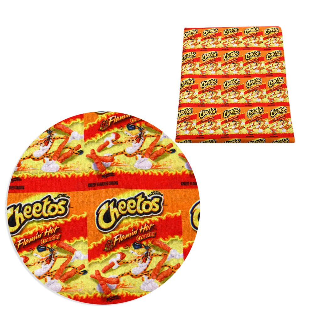 Cheetas food Printed Fabric 