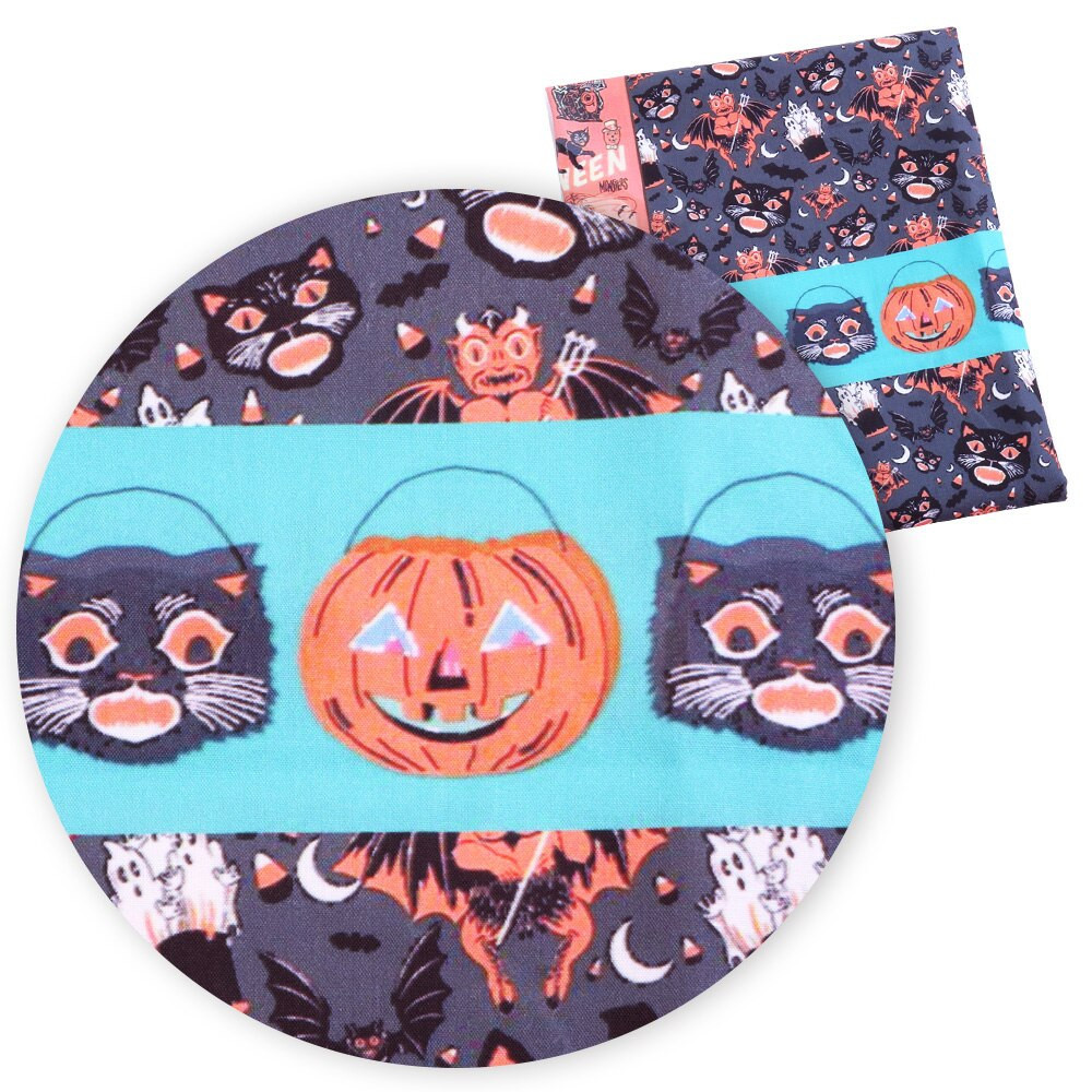 Quilting and Sewing Fun with Halloween Theme Print Fabric