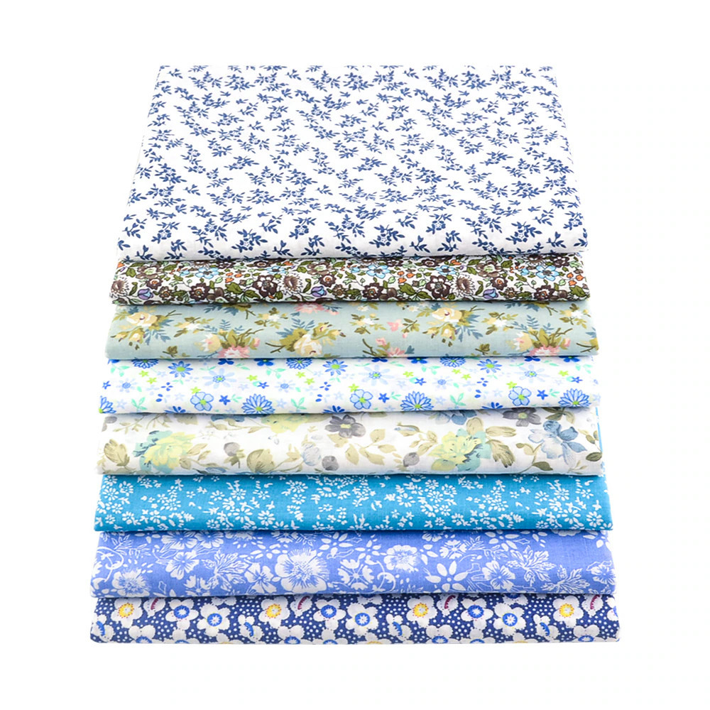 Multicolor Printed Cotton Fabric Pack for Sewing, Quilting, and Patchwork