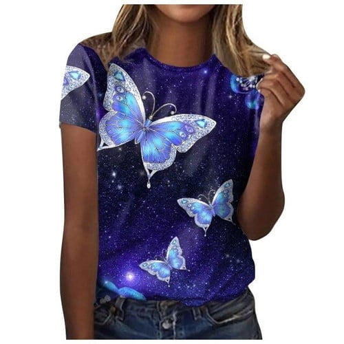 Women's T Shirt Butterfly