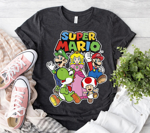Super MRO Characters Graphic T-Shirt