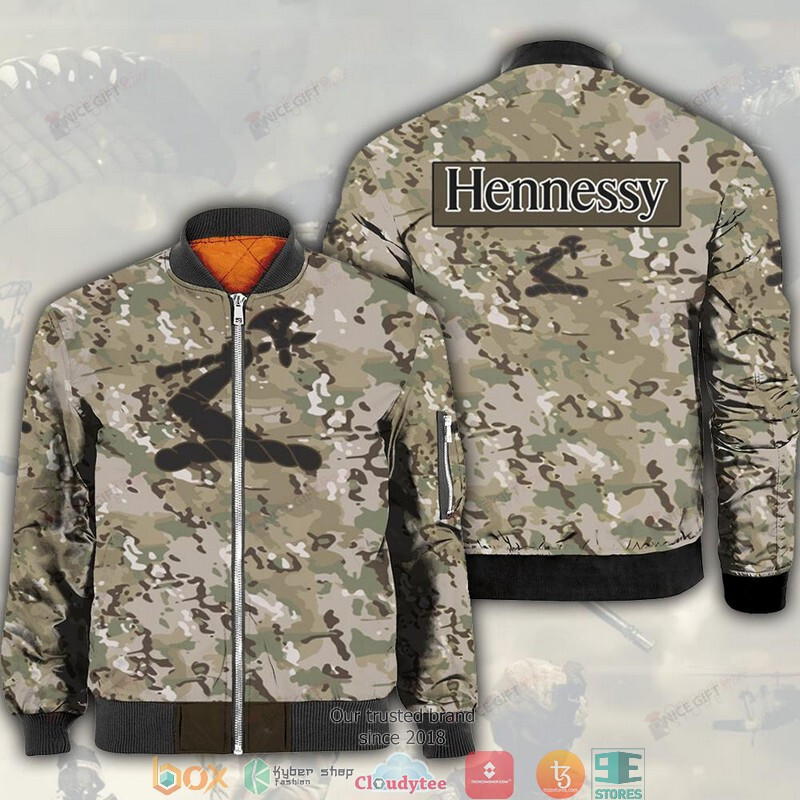 Hennessy Bomber Jacket 3D Printed - Camouflage - Online Dre