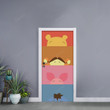 Winnie the Pooh And Friends28 Gift For Fan Self Adhesive Door Stickers