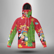 Disney Mickey Mouse Christmas Mickey Red 1 3d Hoodie With Mask