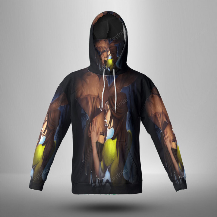 Tarzan In The Jungle With Jane v15 Disney Movie 3d Hoodie With Mask