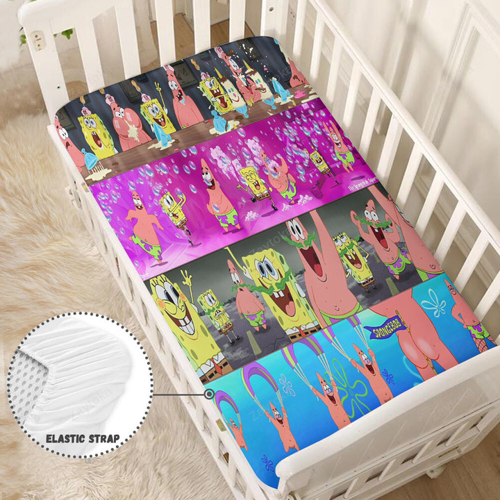 SpongeBob SquarePants v46 Crib Cover