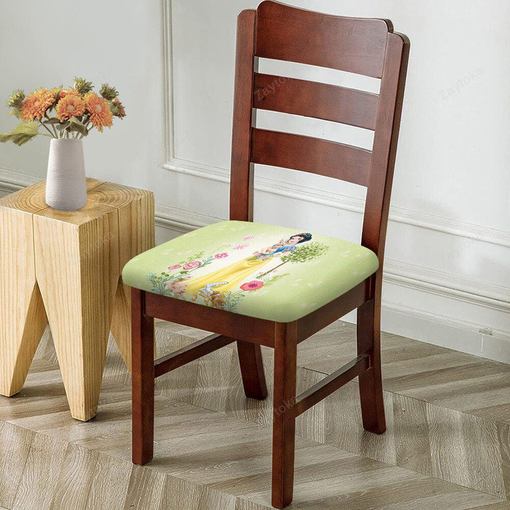 Disney Snow White And 7 Dwarfs p7 Square Chair Cushion Cover