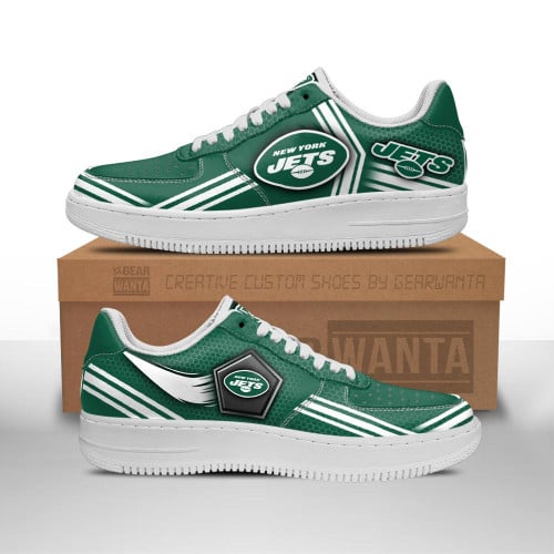New York Jets AF1 Sneakers Custom Force Shoes For Fans 9209