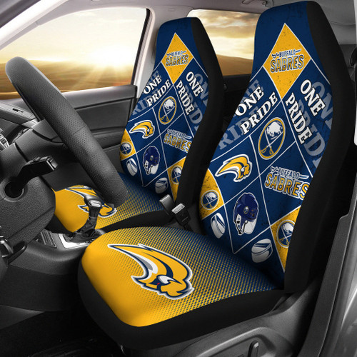 Buffalo Sabres Pride Flag Car Seat Covers