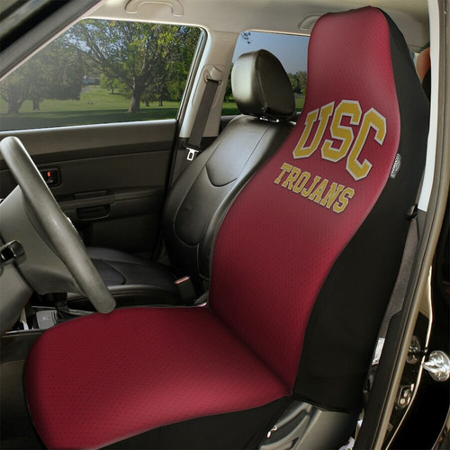 USC Trojans Cardinal Car Seat Covers