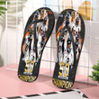 Denver Broncos Denver Broncos 50 Champs Gift For Fan Flip Flop Shoes
