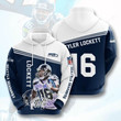 Philadelphia Eagles Tyler Lockett Signature 16 3D Hoodie All Over Printed