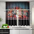 Portland Trail Blazers All Players1 Kitchen Curtain Valance and Tiers Set