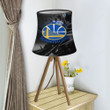 Golden State Warriors Emblem Texture Shape Round Tablelamp Shade