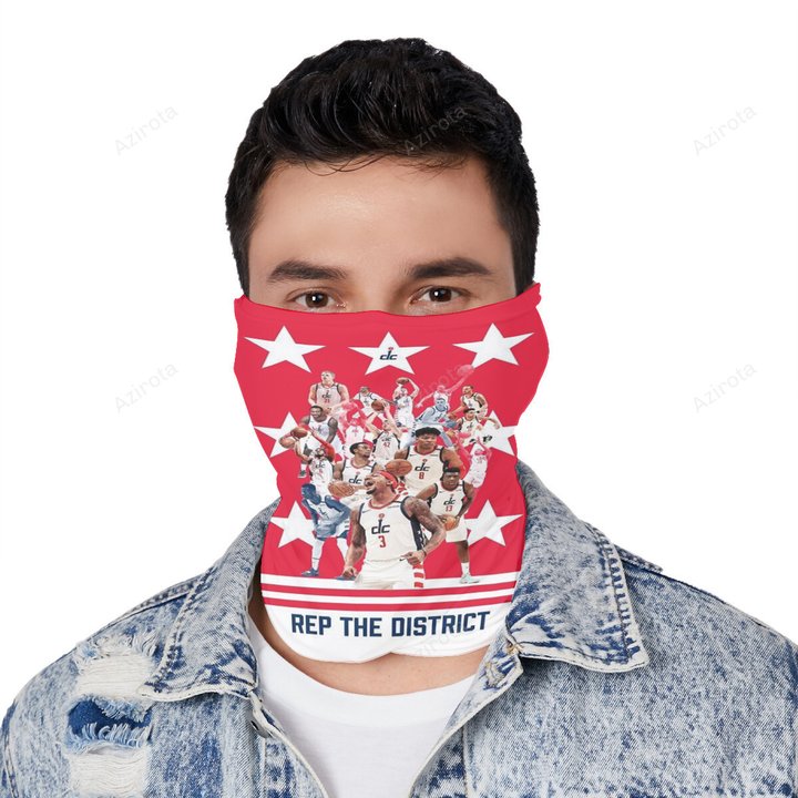 Washington Wizards Rep The District1 Gift For Fan 3D Full Printing Neck Gear