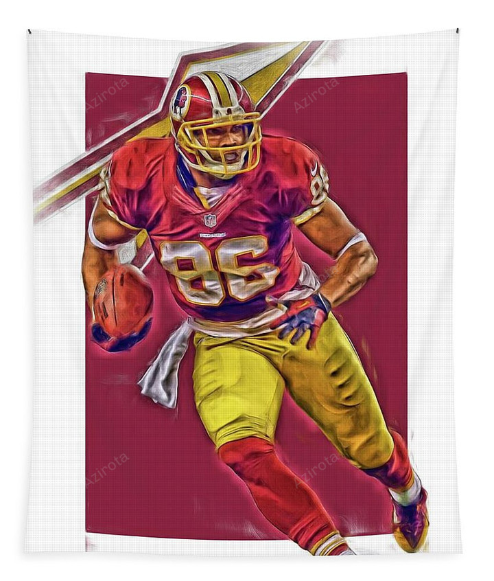 Jordan Reed Washington Oil Art Tapestry Gifts For Fans