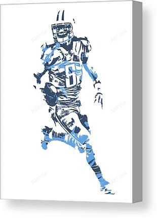 Marcus Mariota Tennessee Titans Pixel Art 11 Joe Hamilton Canvas Print