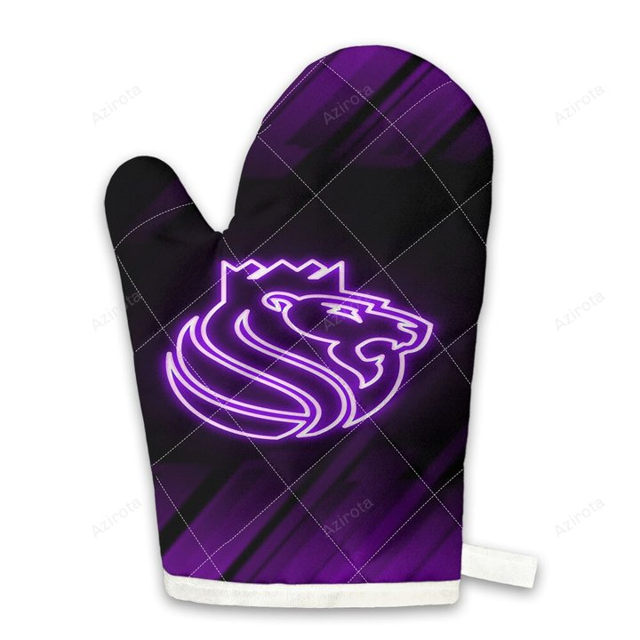 Sacramento Kings Lion Neon Texture Kitchen Oven Glove