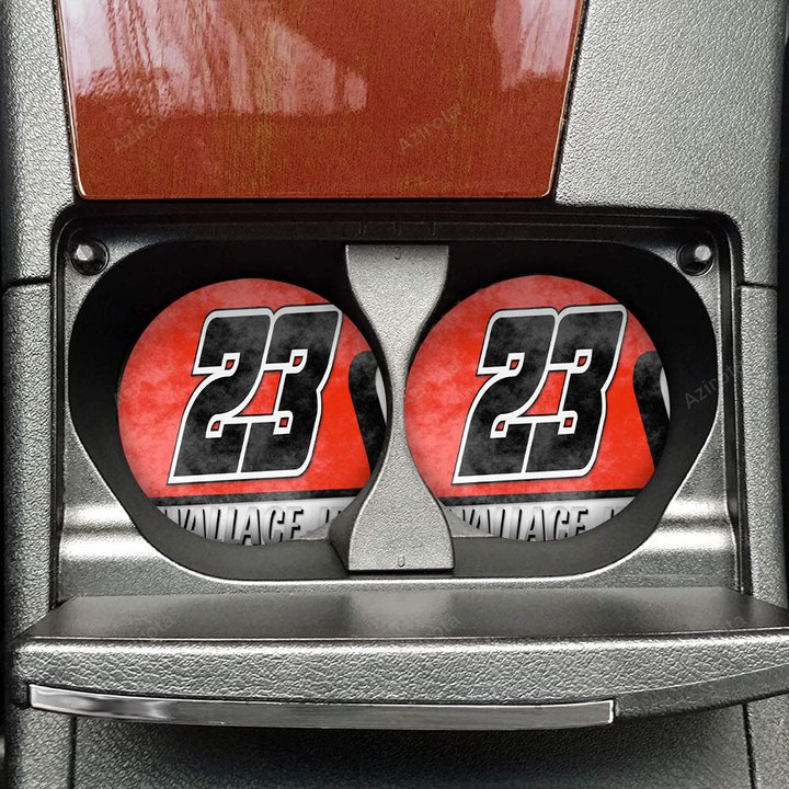 23XI Racing Logo9 - 2Pcs PU Car Coasters