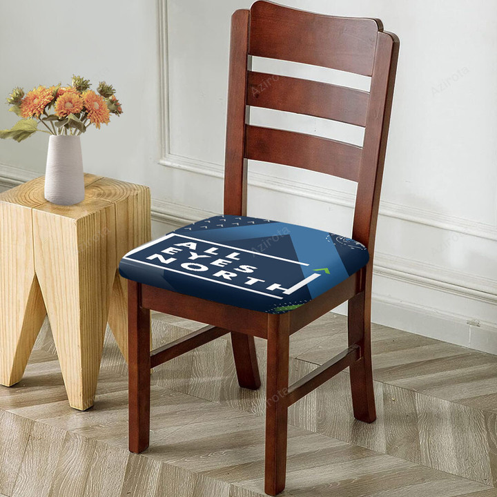 Minnesota Timberwolves All Eyes North v20 Square Chair Cushion Cover