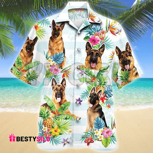 German Shepherd Lovers Funny Hawaiian Shirt