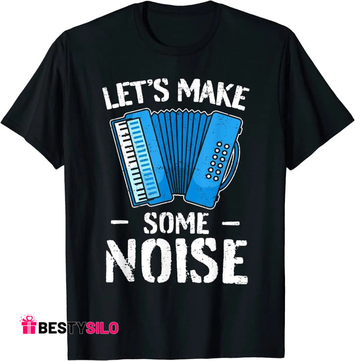 Accordion Player Make Some Noise Vintage T Shirt