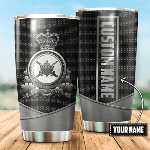 Personalized Name Xt Canadian Veteran Stainless Steel Tumbler