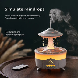 Air Humidifier Water Drip with Remote Rain Cloud Lamp