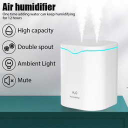 Double Spray Humidifier vicks cool mist humidifier filter oxygen concentrator
