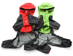 Corgi Dog Raincoat Jumpsuit Waterproof Clothing