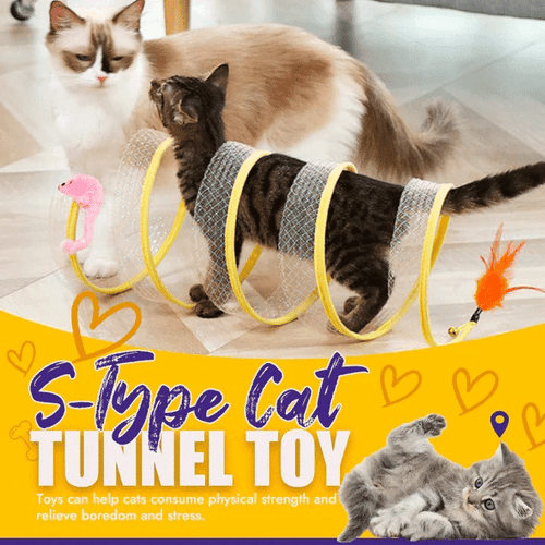 Folded Cat Tunnel Toy