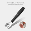 Pedicure Set Peeling and Exfoliating Calluses Foot Scrubbing Brush Stainless Steel Double-sided Foot Care Pedal Stone 10 in 1