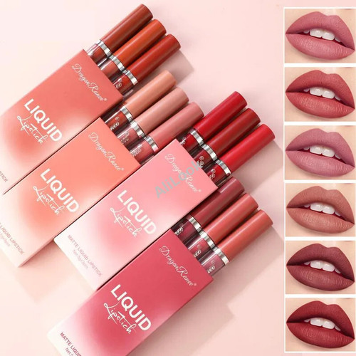 Fenty Lip Gloss Set 3pcs Velvet Matte Waterproof Long-wear Liquid Lipstick Lip Colour Lips Daily Makeup Women Cosmetics in USA
