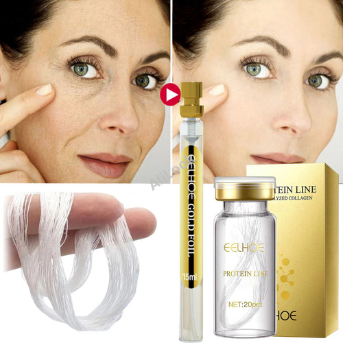 The Facial Primer Instant Lifting Collagen Protein Thread Set Wrinkle Removal Facial Filler Absorbable V Face Thread Silk Firming Anti-aging Care
