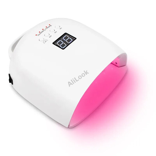 Wireless 86w UV LED Nail Lamp 86W For Curing All Gel Polish Nail Dryer Sun Light Lamp Manicure Smart LCD Display Rechargeable
