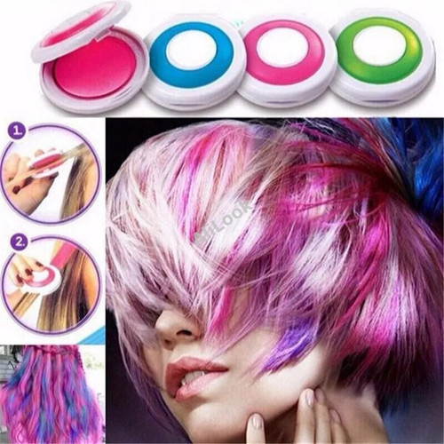 Disposable Hair Chalk Powder Hair Coloring Pressed Powder One-time Hair Dye Products Colore Capelli Temporaneo мелок для волос