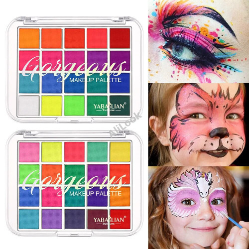 Beauty Body Face Painting Face Color Eye Shadow Easy To Clean Makeup Body Paint Festival Acrylic Paint Halloween Makeup