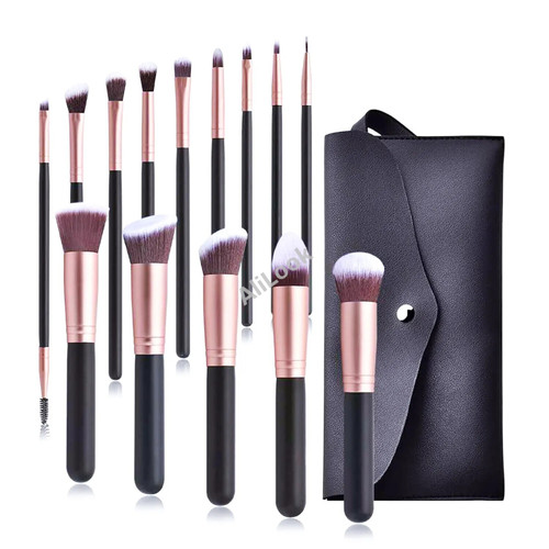 Foundation powder blush Professional 14 pcs makeup brushes set for cosmetic eyeshadow kabuki blending makeup brush beauty tool