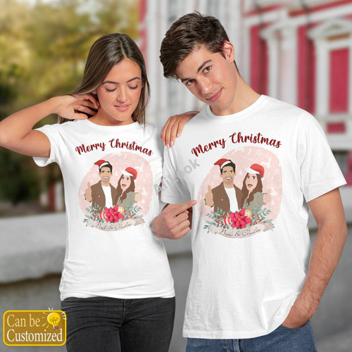 Custom Christmas couple image