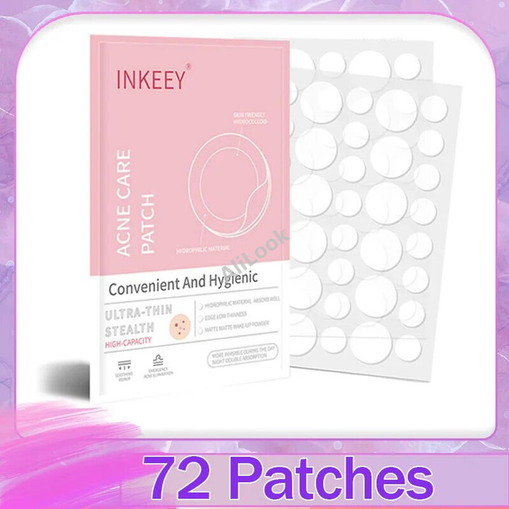 72-360Pcs 0.1mm Acne Pimple Patch Stickers Invisible Blemish Spot Cover Waterproof Acne Treatment Pimple Remover Tool Skin Care